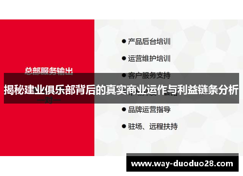 揭秘建业俱乐部背后的真实商业运作与利益链条分析
