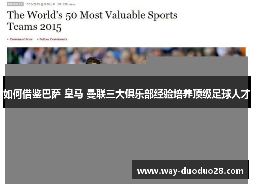 如何借鉴巴萨 皇马 曼联三大俱乐部经验培养顶级足球人才