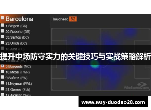 提升中场防守实力的关键技巧与实战策略解析